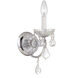 Imperial Sconce Wall Light in Clear Hand Cut