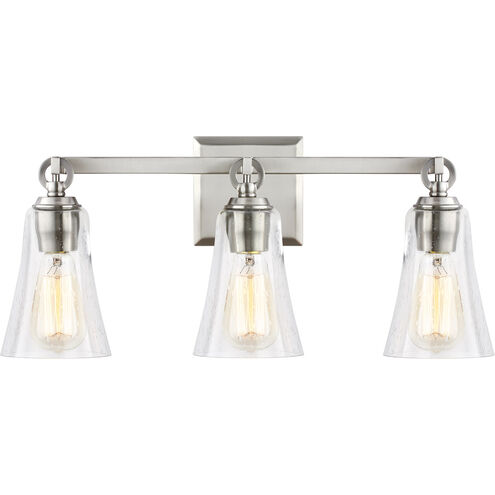 Sean Lavin Monterro 3 Light 21.75 inch Satin Nickel Vanity Light Wall Light