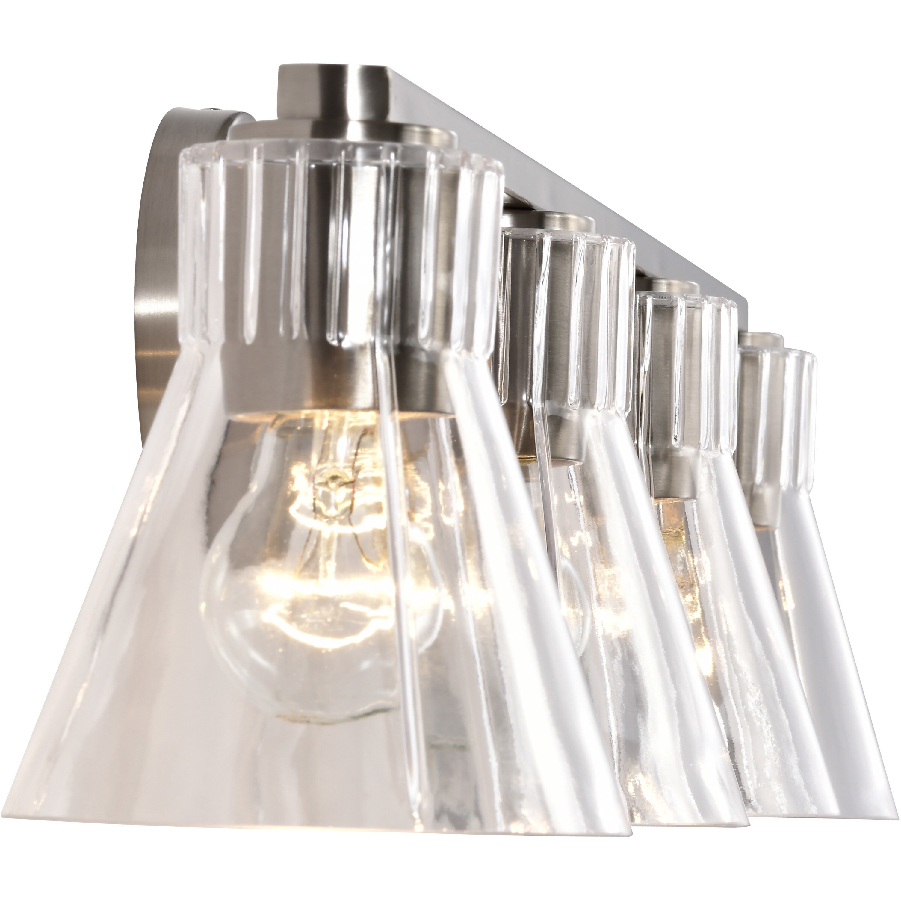 Gianna 33.25 inch Brushed Nickel Vanity Wall Light