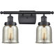 Small Bell LED 16 inch Matte Black Bath Vanity Light Wall Light, Ballston
