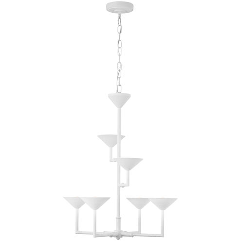 Julie Neill Eleanor LED 30.25 inch Plaster White Chandelier Ceiling Light
