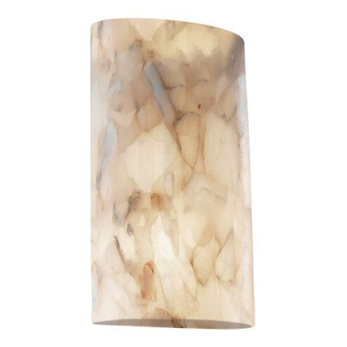 Alabaster Rocks LED 10 inch ADA Wall Sconce Wall Light, Cylinder