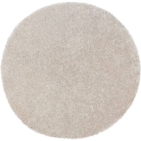 Goddess 96 X 96 inch Light Beige Handmade Rug in 8 Ft Round, Round