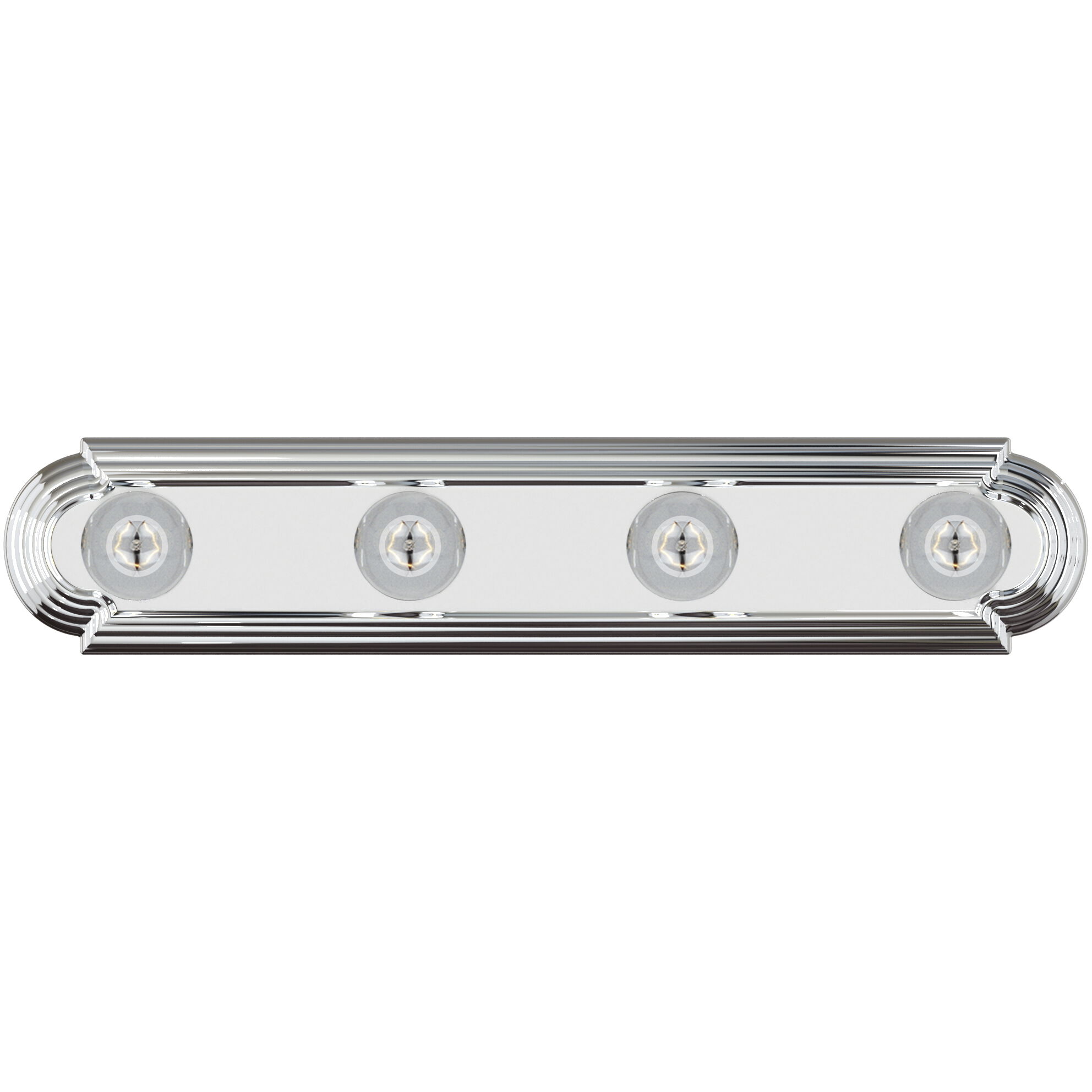 Essentials - 712x 4 Light 24 inch Polished Chrome Bath Light Wall Light