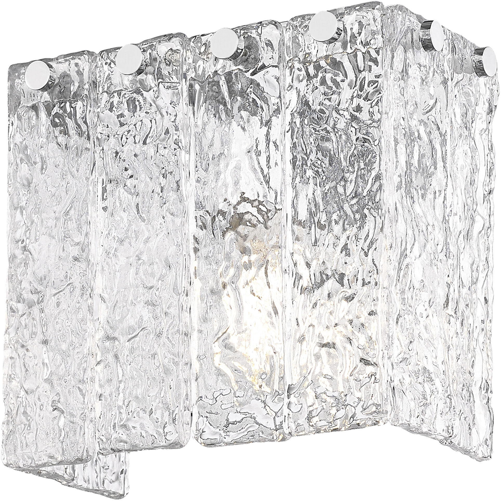 Glacier Wall Sconce Wall Light in Chrome