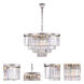 Sydney 17 Light 32 inch Polished Nickel Chandelier Ceiling Light in Clear, Urban Classic