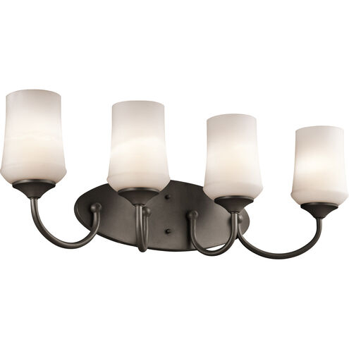 Aubrey 4 Light 29 inch Olde Bronze Wall Mt Bath 4 Arm Wall Light in Incandescent