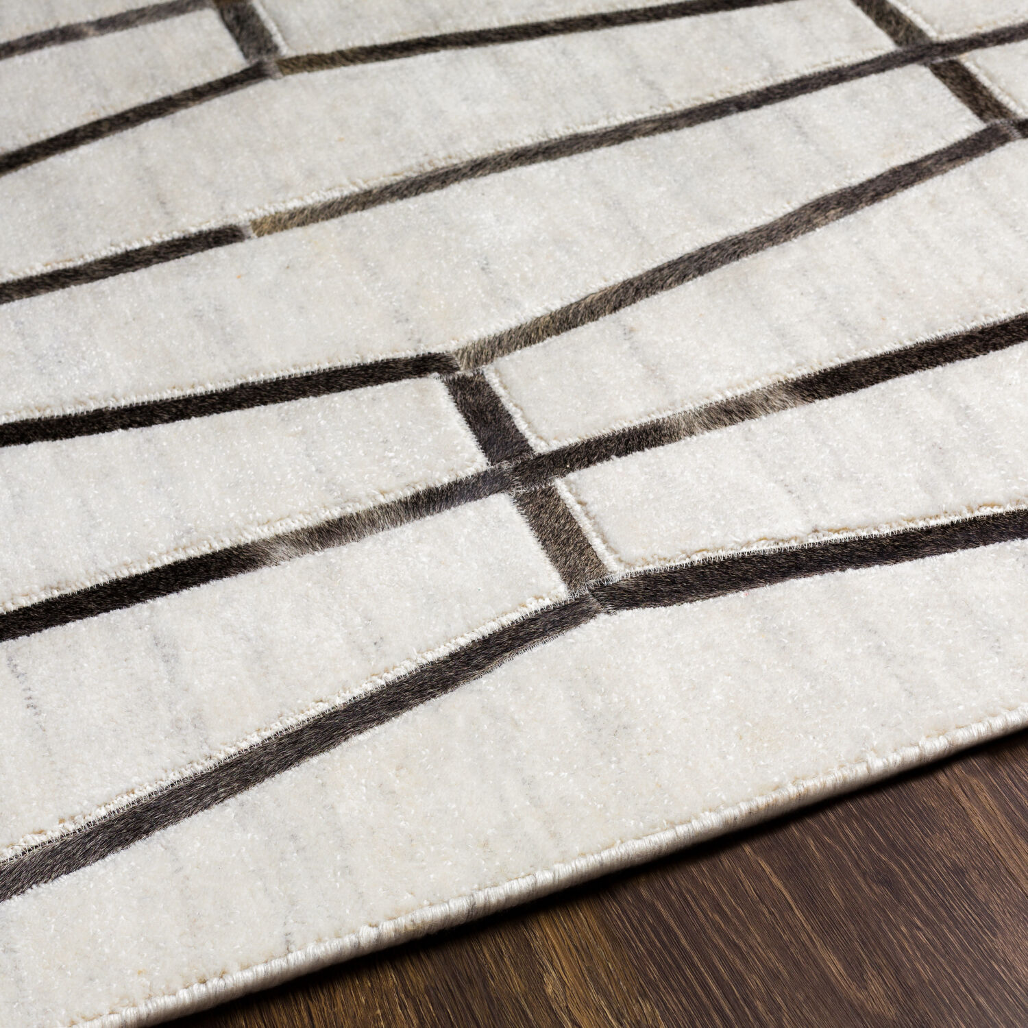 Eloquent 36 X 24 inch Light Gray Rug in 2 x 3, Rectangle