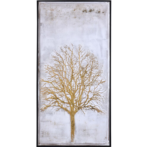 Vera White/Gold Wall Art