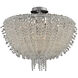 Cielo 8 Light 24 inch Chrome Flush Mount Ceiling Light