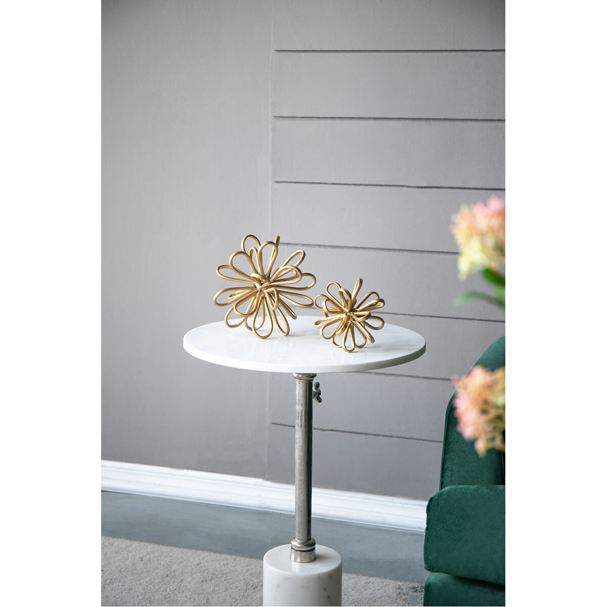 Flower Gold Statuary