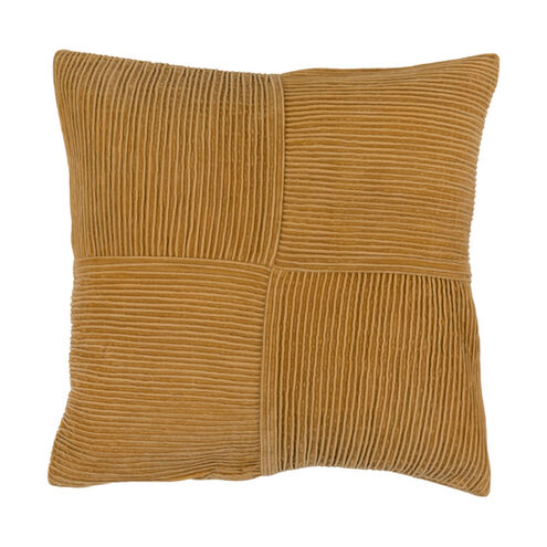 Conrad 20 X 20 inch Mustard Pillow Kit, Square