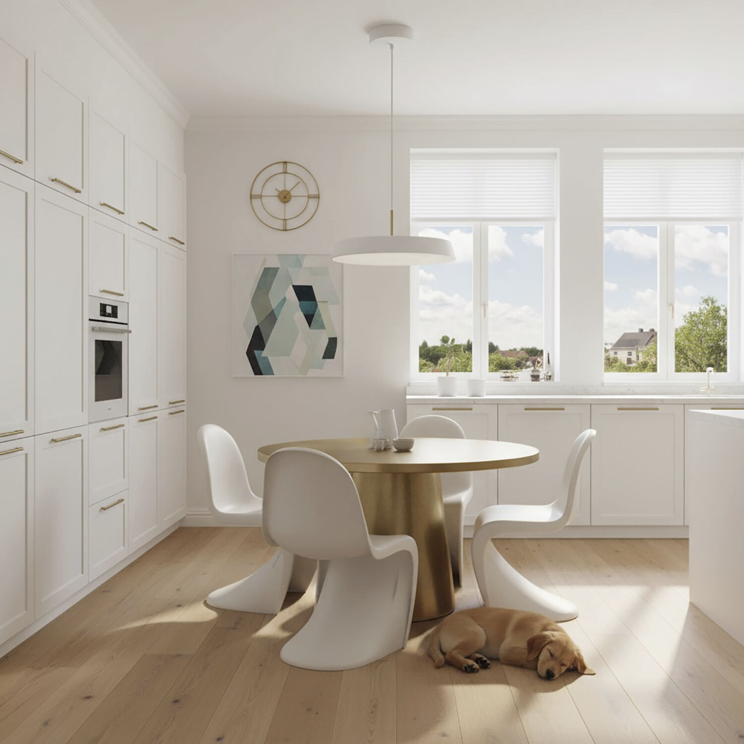 Lexi LED 16 inch White Pendant Ceiling Light