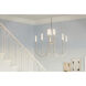 Moraine LED Polished Nickel Chandelier Ceiling Light