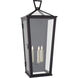 Chapman & Myers DarlanaO 3 Light 27.75 inch Bronze Outdoor Wall Lantern, Large