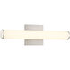 Colt LED 18 inch Satin Nickel Vanity Light Wall Light