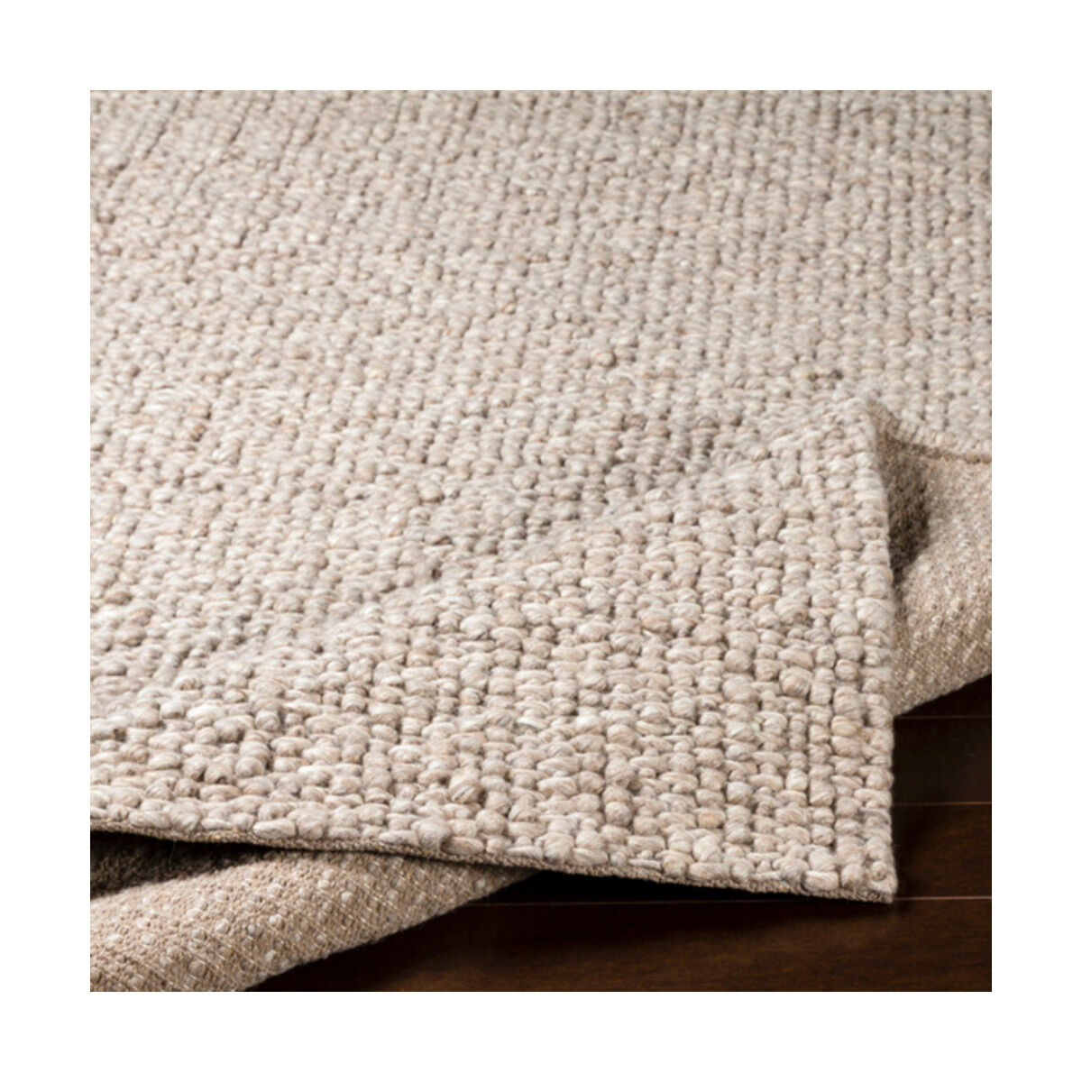 Neravan 36 X 24 inch Taupe/Cream Rugs, Rectangle