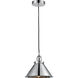 Franklin Restoration Briarcliff 1 Light 10 inch Polished Chrome Mini Pendant Ceiling Light