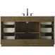 Chase 60 X 34 inch Hazel Oak Bathroom Vanity Cabinet