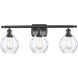 Ballston Small Waverly 3 Light 26 inch Matte Black Bath Vanity Light Wall Light, Ballston