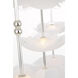 Barbara Barry Petaluma LED 60.25 inch Soft Silver Cascading Linear Chandelier Ceiling Light