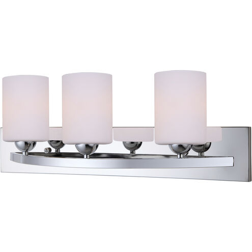 Madison 3 Light 24 inch Chrome Vanity Light Wall Light