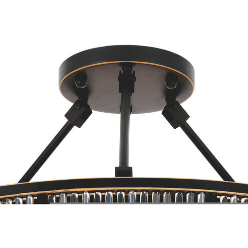 Bernardi 10 Light 31.5 inch Bronze Highlight Flush Mount Ceiling Light, Large