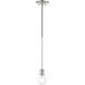 Lansdale 1 Light 5 inch Brushed Nickel Single Pendant Ceiling Light, Single