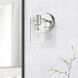 Munich 1 Light 5 inch Polished Chrome Single Sconce Wall Light, Single