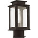 Princeton 1 Light 11 inch Bronze Outdoor Post Top Lantern