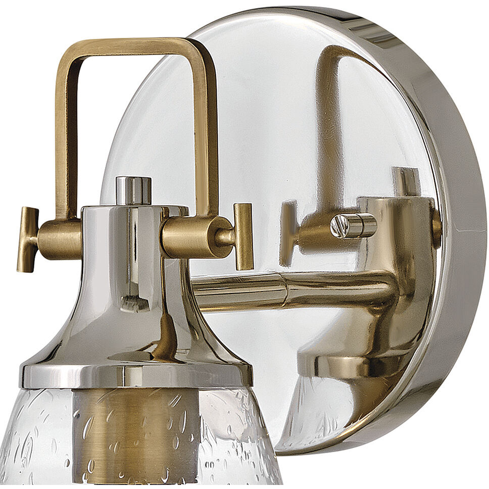Easton 1 Light 6.25 inch Polished Nickel Bath Light Wall Light
