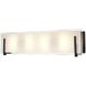 Geneva 4 Light 23.75 inch Ebony Bath Vanity Wall Light