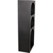 Aqueduct Matte Black Bookcase, A