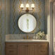 Broche Bath Vanity Light Wall Light in Antique Gold