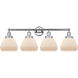Fulton 4 Light 33.5 inch Polished Chrome Bath Vanity Light Wall Light
