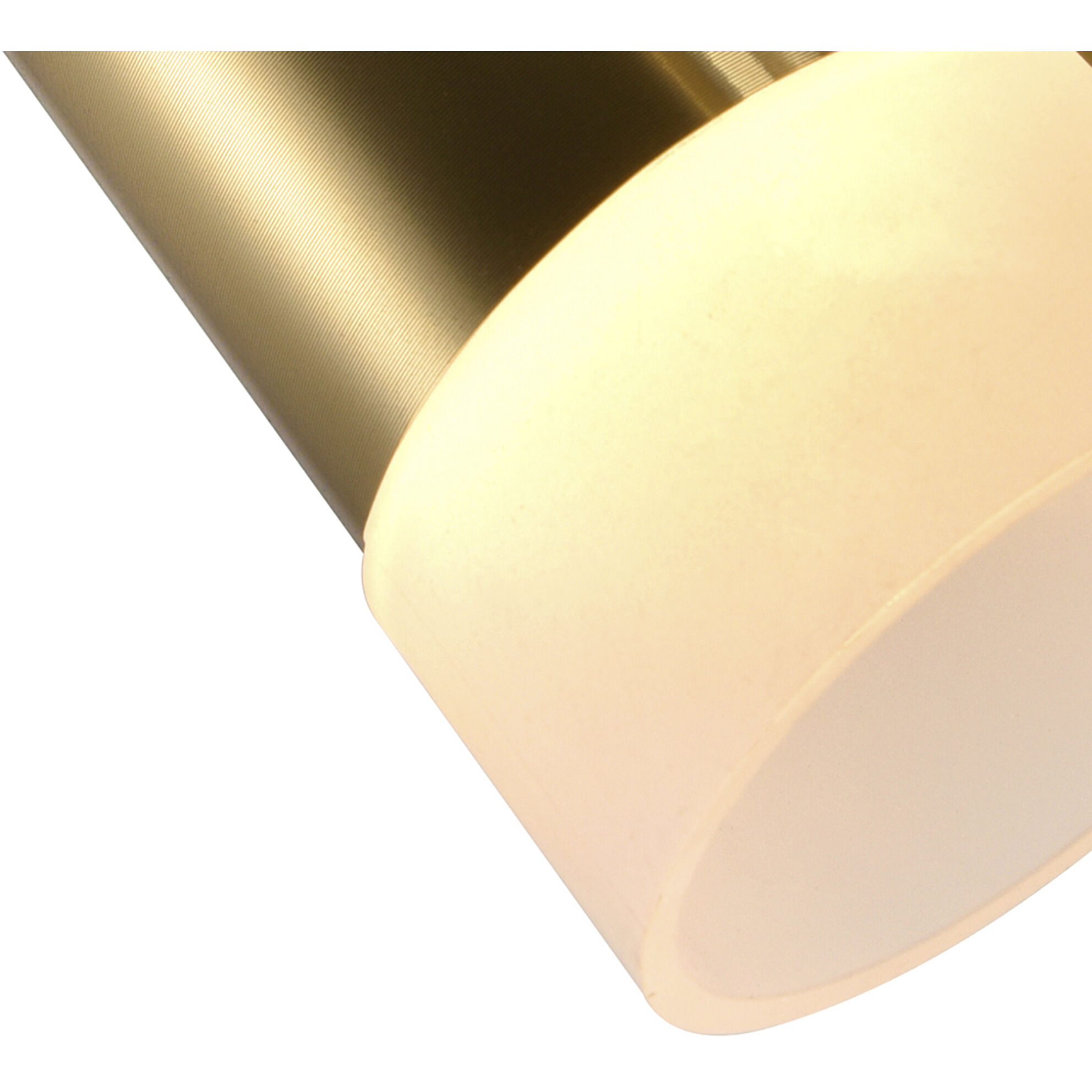 Andes LED 2 inch Satin Gold Down Mini Pendant Ceiling Light