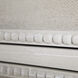 Caroline Cerused White and Painted Burlap Chest
