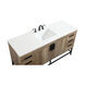 Eugene 60 X 22 X 33.5 inch Natural Oak Vanity Sink Set
