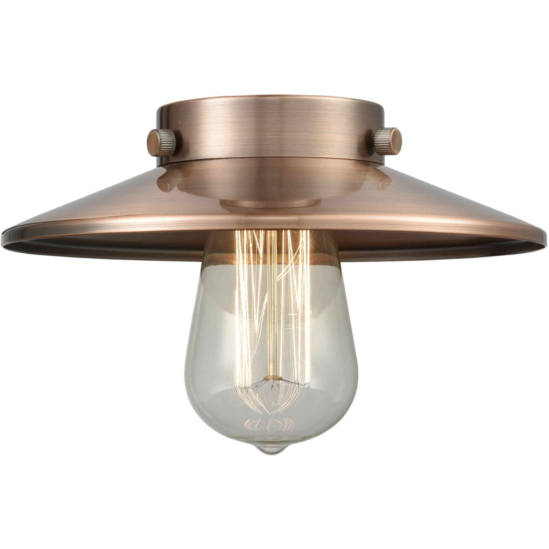 Franklin Restoration Railroad 1 Light 8 inch Antique Copper Mini Pendant Ceiling Light in Incandescent, Franklin Restoration