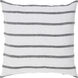 Nimah 22 inch White and Black Pillow