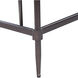 Peninsula Mirrored 30 X 20 inch Metalworks Accent Table