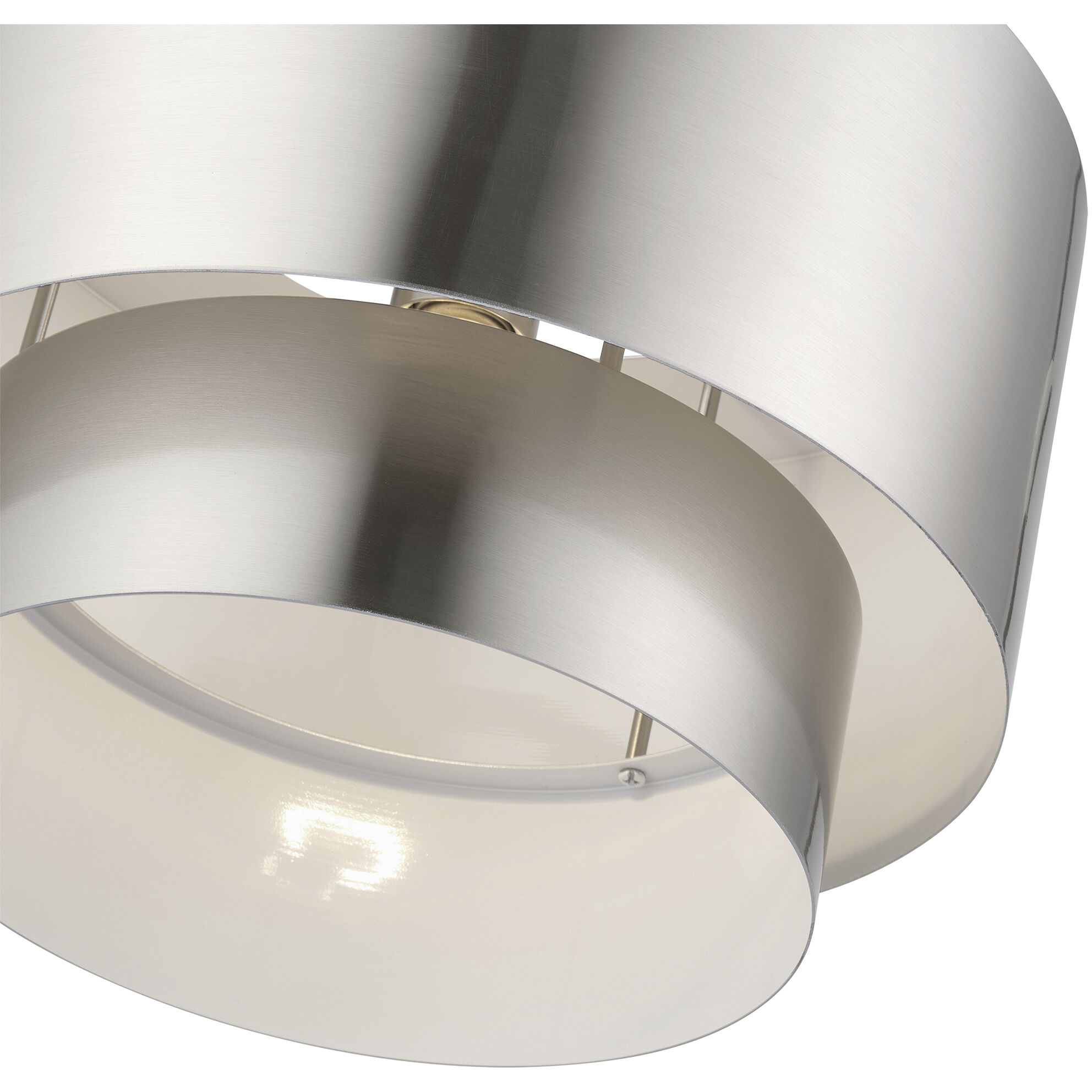 Zolana 1 Light 12 inch Brushed Nickel Pendant Ceiling Light