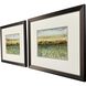 Abstract Vast Field Green and Brown and Yellow Framed Art, Propac