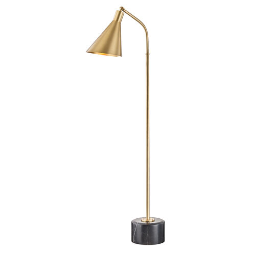 Stanton 54 inch 75 watt Aged Brass Floor Lamp Portable Light