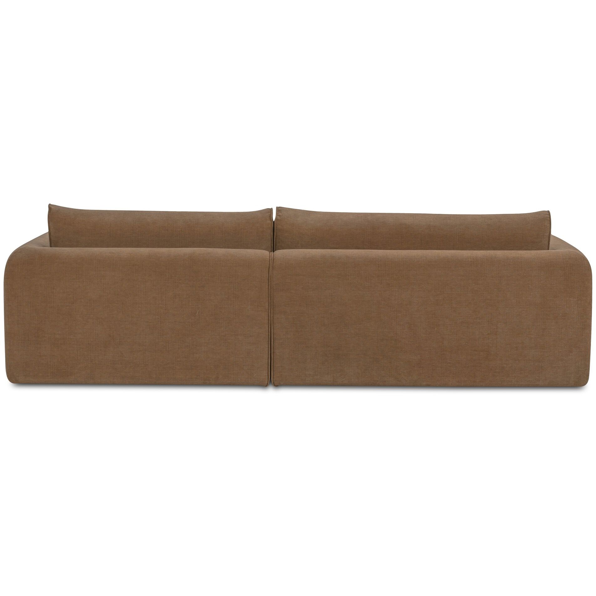 Madrid Tan Sectional in Right, Taupe, Right
