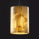 Alabaster Rocks 1 Light 4 inch Dark Bronze Pendant Ceiling Light in Black Cord, Cylinder with Flat Rim, Incandescent
