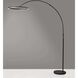 Falcon 81.5 inch 28.00 watt Black Arc Floor Lamp Portable Light, with Smart Switch