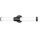 Warwick LED 25.25 inch Matte Black Bath Vanity Wall Light