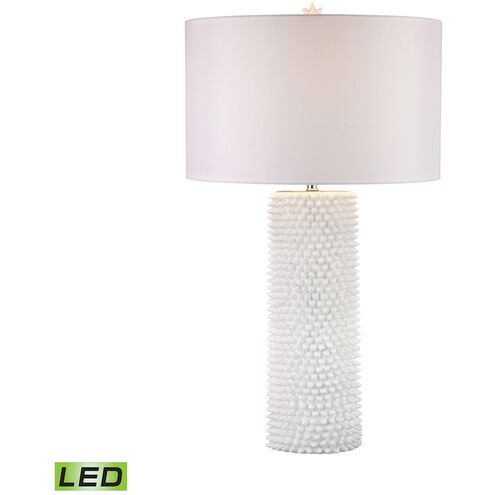 Punk 29.75 inch 9.5 watt White Table Lamp Portable Light in LED, 3-Way