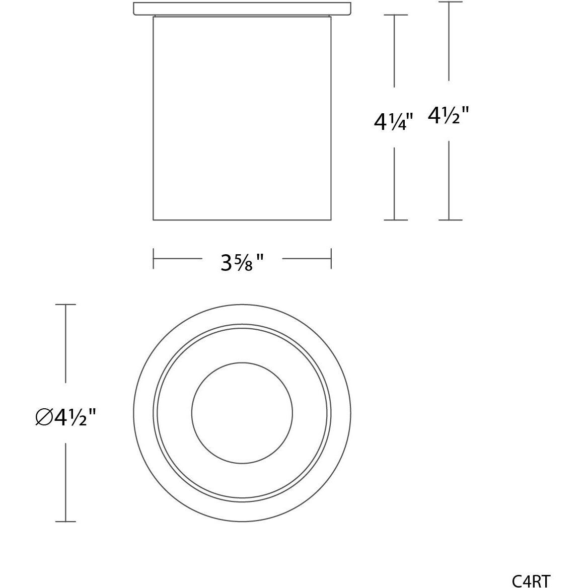 Zoron LED 3.63 inch White and Chrome Outdoor Ceiling Lighting in White/Chrome